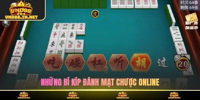 Những bí kíp đánh mạt chược online